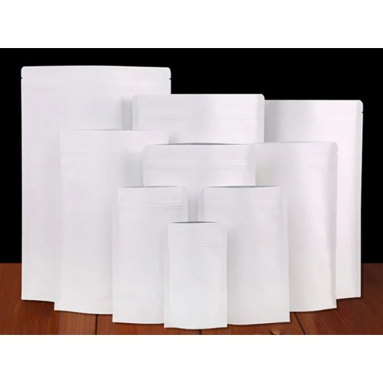 Beyaz Kağıt Alüminyum Doypack (13x22,5)