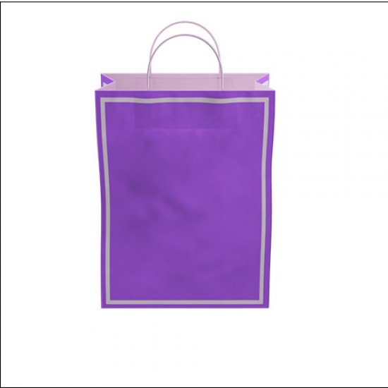Makaron Mor Kağıt Hediye ve Alışveriş Çantası (25x12x31) 25 Adet Makaron Mor Kağıt Hediye ve Alışveriş Çantası (25x12x31) 25 Adet