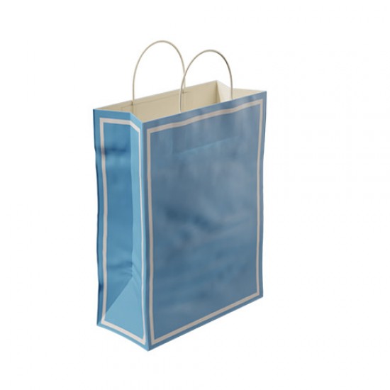 Makaron Mavi Kağıt Hediye ve Alışveriş Çantası (25x12x31) 25 Adet Makaron Mavi Kağıt Hediye ve Alışveriş Çantası (25x12x31) 25 Adet
