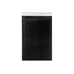 Bantlı Balonlu Siyah Zarf 20x30 + 5 cm 