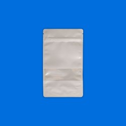 Pencereli Beyaz Kağıt Doypack (13x22,5)