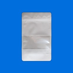 Pencereli Beyaz Kağıt Doypack (16x27)