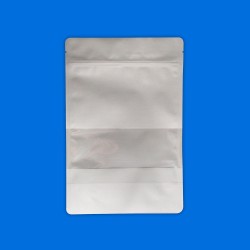Pencereli Beyaz Kağıt Doypack (20x30)