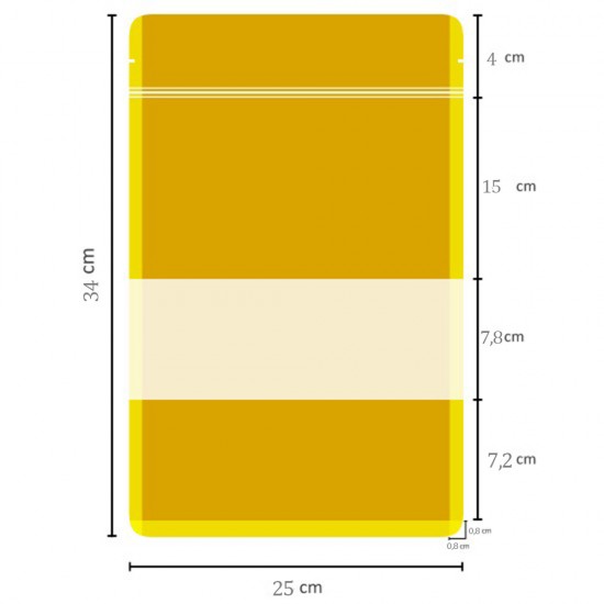 Pencereli Kağıt Doypack (25x34) Pencereli Kağıt Doypack (25x34)