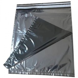 Baskısız Şeffaf Siyah Kargo Poşeti 35x45+5 cm