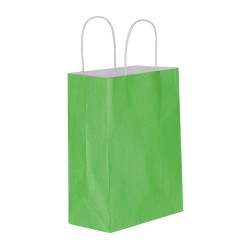 Yeşil Kağıt Hediye ve Alışveriş Çantası (18x8x24) 25 Adet