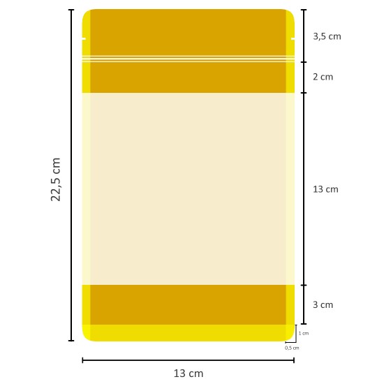 Büyük Pencereli Kağıt Doypack (13x22,5) Büyük Pencereli Kağıt Doypack (13x22,5)