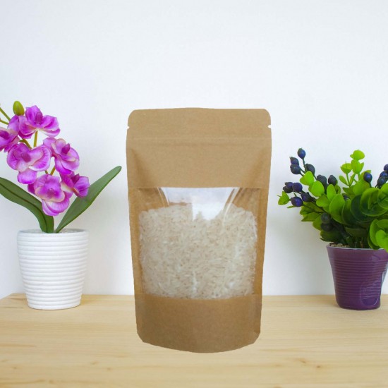 Büyük Pencereli Kağıt Doypack (13x22,5) Büyük Pencereli Kağıt Doypack (13x22,5)