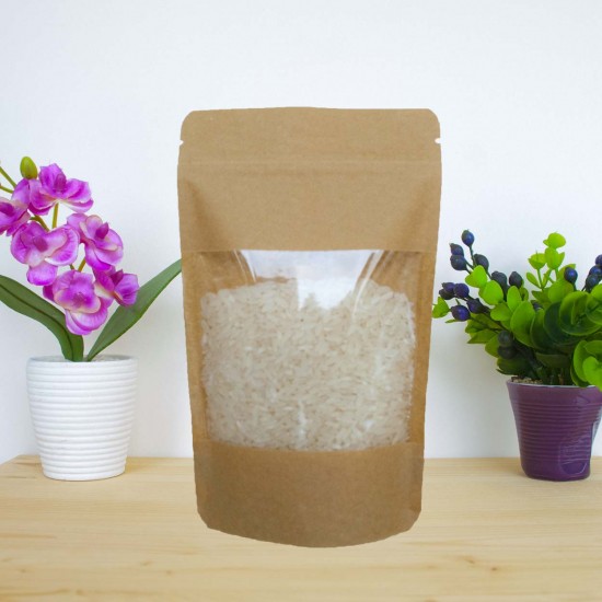 Büyük Pencereli Kağıt Doypack (16x27) Büyük Pencereli Kağıt Doypack (16x27)