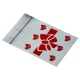 Fiyonk Baskılı Bantlı Metalize Hediye Poşeti 7x10 cm 100 Adet