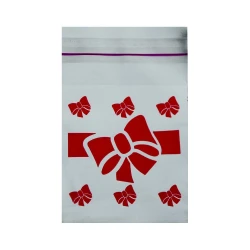 Fiyonk Baskılı Bantlı Metalize Hediye Poşeti 7x10 cm 100 Adet