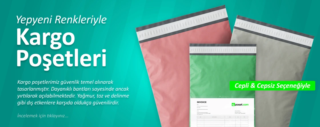 Eposet.com Ambalaj Malzemeleri- Renkli Kargo Poşetleri