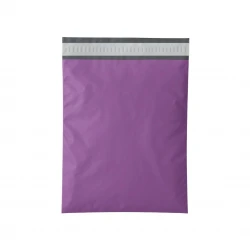 Lila Renkli Cepsiz Kargo Poşeti  25x30+5 cm