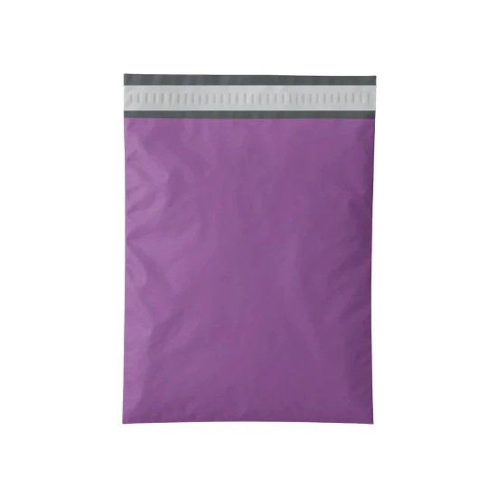 Lila Renkli Cepsiz Kargo Poşeti  25x30+5 cm