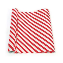 Kırmızı Çizgi Baskılı 40Gr İthal Beyaz Sülfit Ambalaj Kağıdı 70x100CM