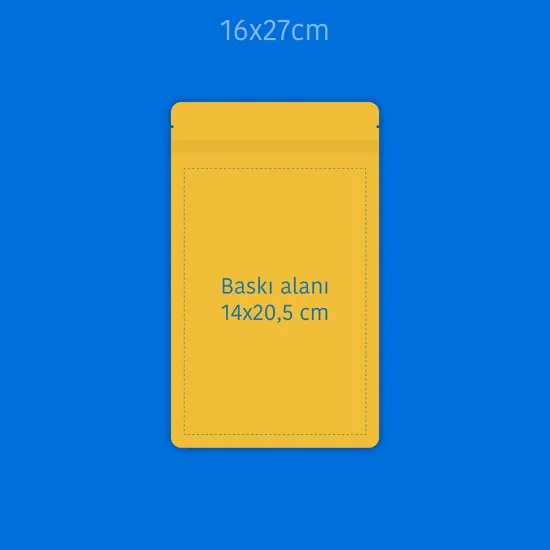 Baskılı Altın Alüminyum Doypack 1000 Adet