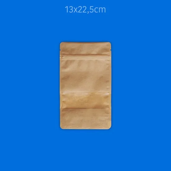Baskılı Pencereli Kağıt Doypack 1000 Adet