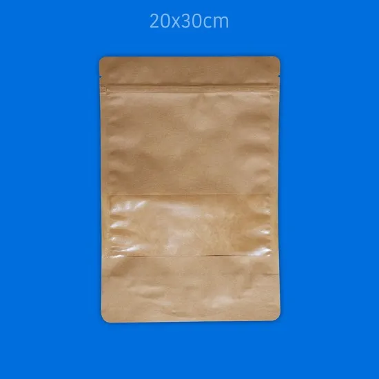 Baskılı Pencereli Kağıt Doypack 1000 Adet
