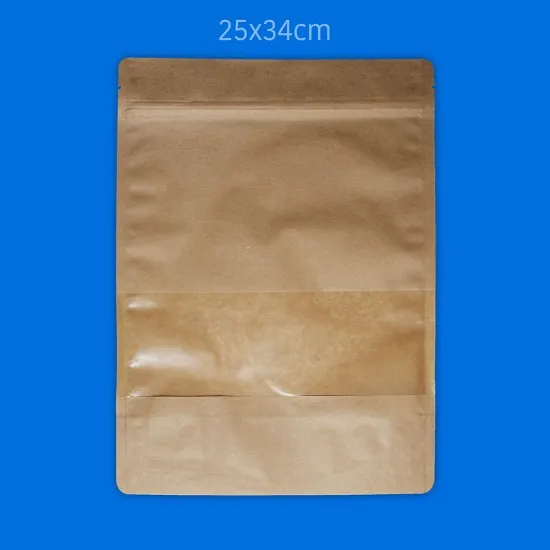 Baskılı Pencereli Kağıt Doypack 1000 Adet