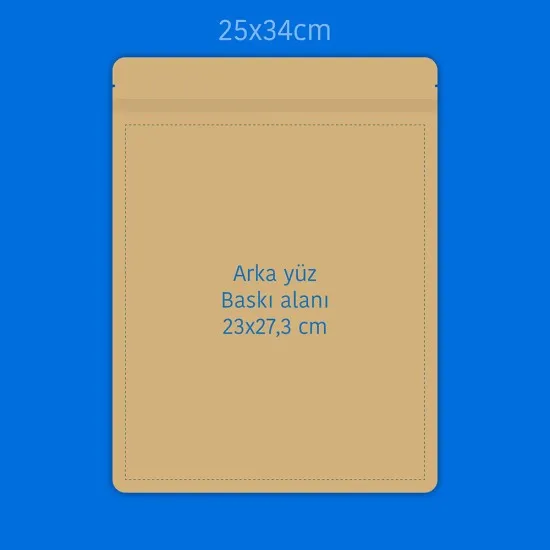 Baskılı Pencereli Kağıt Doypack 1000 Adet