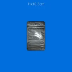 Baskılı Mat Siyah Alüminyum Doypack 1000 Adet