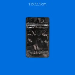 Baskılı Parlak Siyah Alüminyum Doypack 1000 Adet