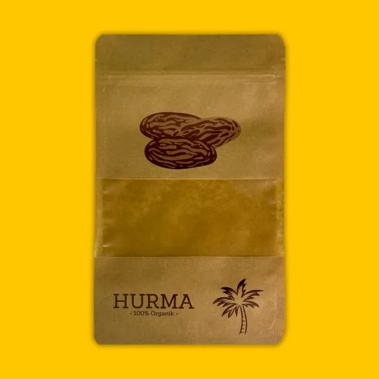 Hurma Baskılı Pencereli Kağıt Doypack 16x27 500 gram