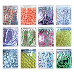 Metalize Bantlı Baskılı Hediye Poşeti (30x35) 