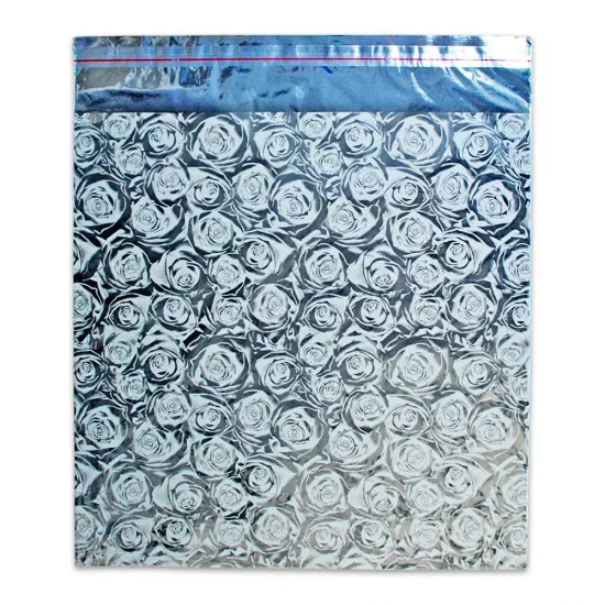 Metalize Bantlı Baskılı Hediye Poşeti (30x45) 