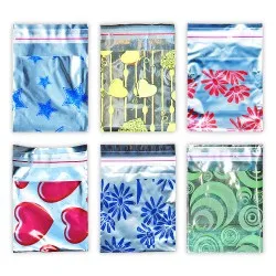 Metalize Bantlı Baskılı Hediye Poşeti (15x25) 