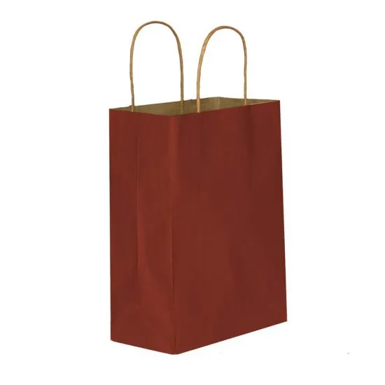 Bordo Kağıt Hediye ve Alışveriş Çantası (31x12x41) 
