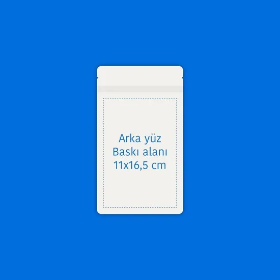 Pencereli Beyaz Kağıt Doypack (13x22,5)