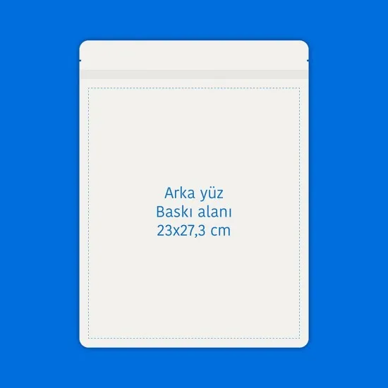 Pencereli Beyaz Kağıt Doypack (25x34)