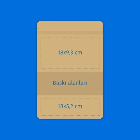 Pencereli Kağıt Doypack (20x30)