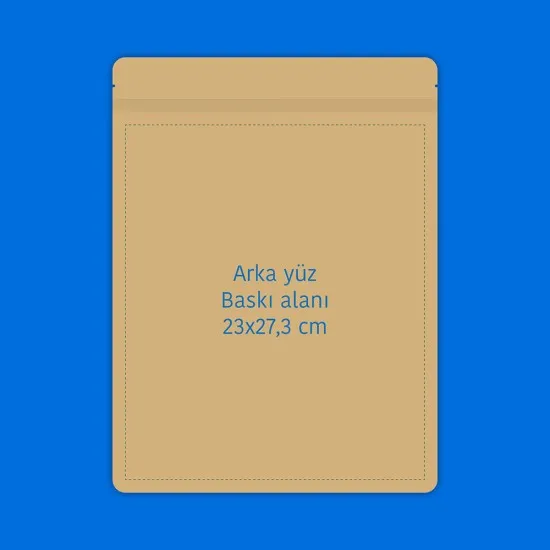 Pencereli Kağıt Doypack (25x34)