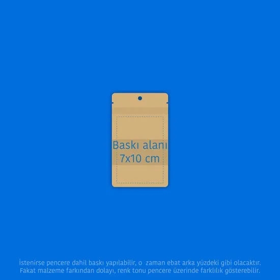 Pencereli Kağıt Doypack (8,5x14,5)
