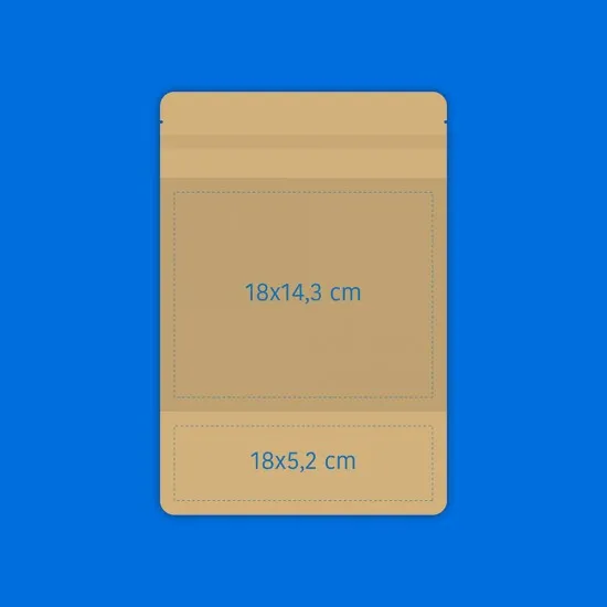 Büyük Pencereli Kağıt Doypack (20x30)