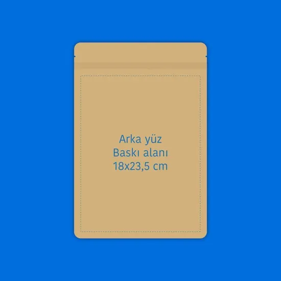 Büyük Pencereli Kağıt Doypack (20x30)