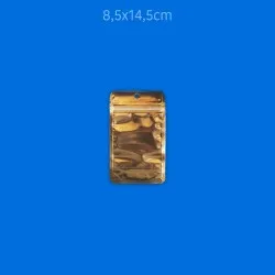 Şeffaf Gold Metalize Doypack (8.5x14,5)